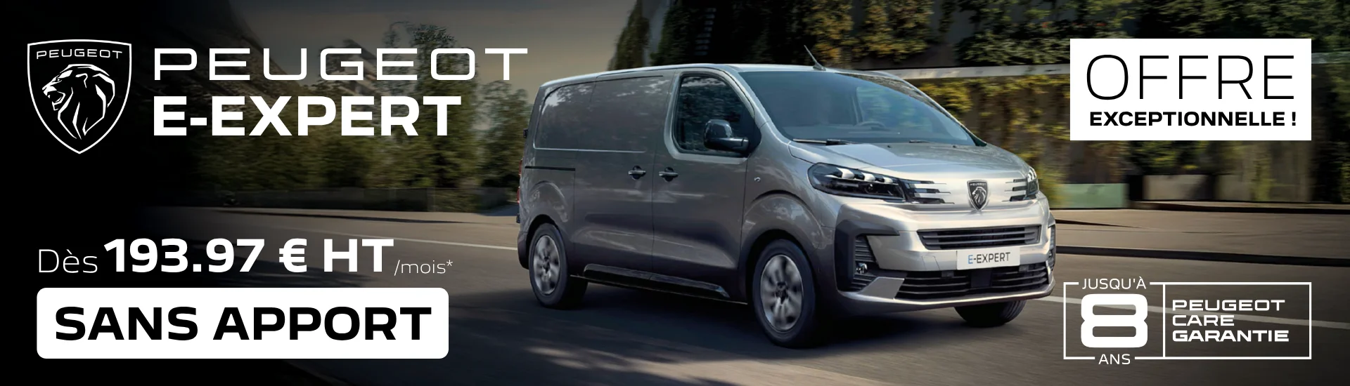 image banniere offre e-expert peugeot les sables - juin 2026